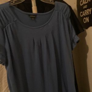 Hannah medium blue blouse